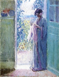 Woman In A Doorway — Frederick Carl Frieseke