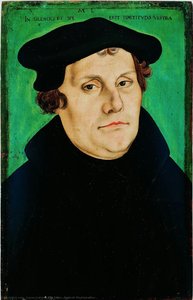 Portrait Martin Luther — Lucas Cranach The Elder, High Renaissance