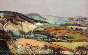 View Above Abinger Hammer Looking Towards Dorking — Francis Ferdinand Maurice Cook