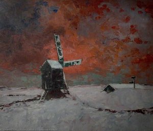 Snowbound Windmill — William Kiddier