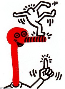 Untitled (573) — Keith Haring