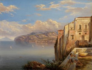 The House Of Tasso In Sorrento — Karl Ludwig Frommel, Romanticism