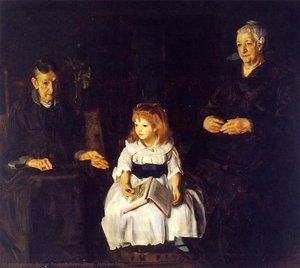 Elinor, Jean And Anna — George Wesley Bellows, Realism