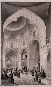 Cloth Market, In Isfahan — Pascal Xavier Coste