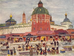 Troitse-sergiyev Monastery — Konstantin Yuon