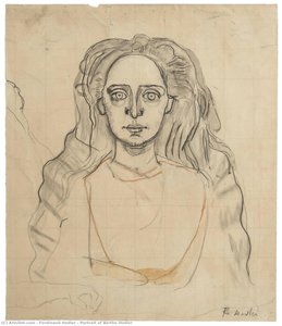 Portrait Of Berthe Hodler — Ferdinand Hodler