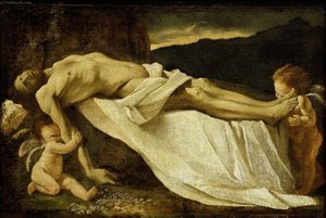 The Dead Christ Mourned