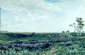The Road Across The Heath — David Cox