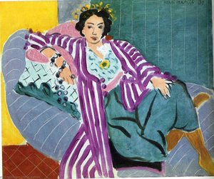 Small Odalisque In Purple Robe — Henri Matisse