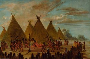 War Dance, Sioux — George Catlin