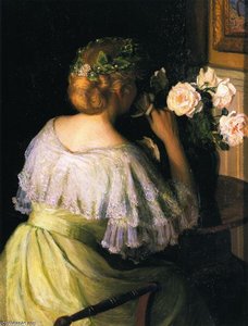 'roses (also Known As The Scent Of Roses)' — Lilla Cabot Perry, Contemporary Realism