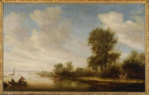 Paysage Fluvial — Salomon Van Ruysdael
