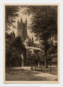 Canterbury Cathedral — Axel Hagg, Axel Hägg, Axel Haig, Axel H. Haig, Realism