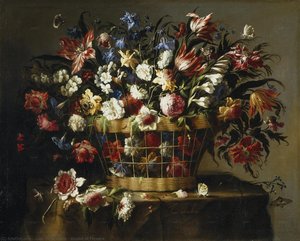Basket Of Flowers — Juan De Arellano, Baroque
