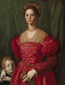 A Young Woman And Her Little Boy — Agnolo Bronzino, Mannerism
