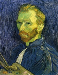 Self Portrait With Pallette — Vincent Willem Van Gogh, Post-impressionism