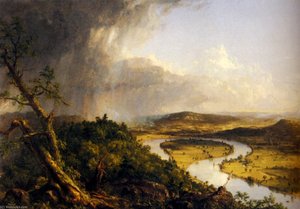 View From Mount Holyoke Northampton Massachusetts — Thomas Cole