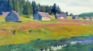 Evening (also Known As Barns) — Sergey Arsenievich Vinogradov