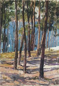 Pine Trees — Joaquín Sorolla Y Bastida, Luminism