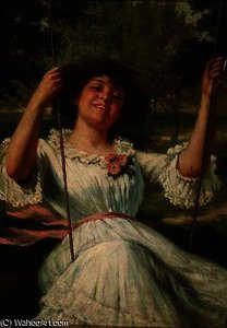 Girl On A Swing — Edwin Thomas Roberts