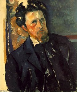 Portrait Of Joachim Gasquet,1896, Narodni Galerie, P — Paul Cézanne, Cubist Impression