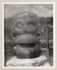 Stone Skull Mayan Ruins, Chichen Itza] — Octavio Medellín