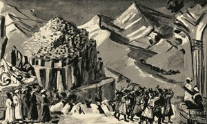 Design For Opera By A. Spendiarov 'almast' — Martiros Sarian, Illustration