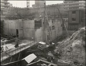 Barbican Centre Construction Photograph — Maltby Sykes