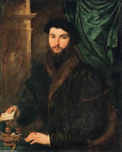Portrait Of Thomas Stachel — Paris Bordone, Mannerist Complexity