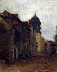 Rue Haute De Mont Saint Père — Léon Augustin L'hermitte