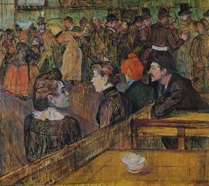 Ball At The Moulin De La Galette — Henri De Toulouse-lautrec