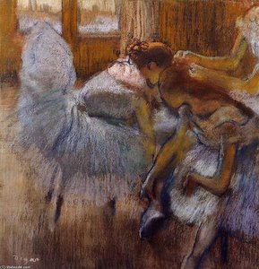 Dancers Relaxing — Edgar Degas