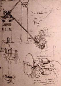 Drawings Of Machines — Leonardo Da Vinci