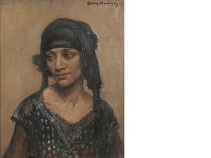 Portrait Of A Girl In Flapper Dress — Allan Douglas Davidson