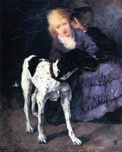 Liebespaar mit Hund