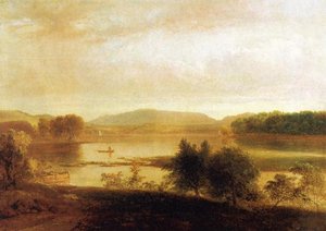 Boating On The Lake, Peekskill, Ny — Thomas Doughty, Hudson River School