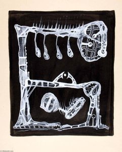 Birth Of The Babies, Scurvy, And Spotted Fever, From The Dead Mother, From Illustrations To The Songs From William Blake's Island In The Moon — Charles Seliger
