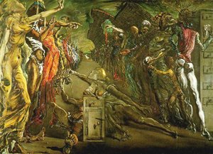 Palladio's Corridor Of Dramatic Surprise, 1938 — Salvador Dalí
