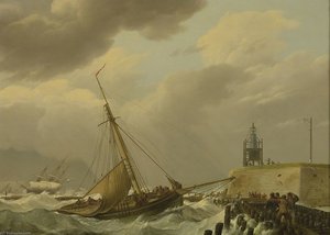 Ships In Stormy Seas