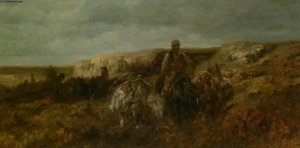 The Pass Over The Hills — Adolf Schreyer