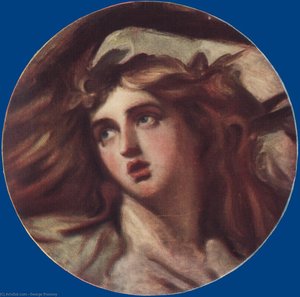 Sketch Portrait Of Lady Hamilton — George Romney
