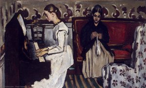 Girl At The Piano, Ca Eremitaget — Paul Cézanne