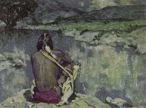 Moonlight Meditation — Eanger Irving Couse