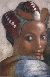 Jacob - Joseph (detail) — Michelangelo Buonarroti
