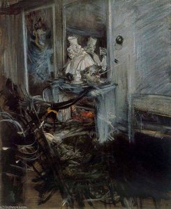 Berninis Cardinal In The Painters Studio — Giovanni Boldini