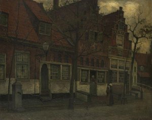 Houses On The Breedstraat In Enkhuizen — Eduard Karsen