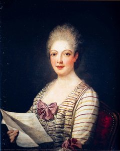 Portrait Of The Singer Lucrezia Agujari Known As The — Pietro Melchiorre Ferrari, Rococo