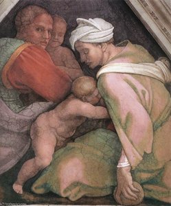 Ancestors Of Christ (detail) — Michelangelo Buonarroti