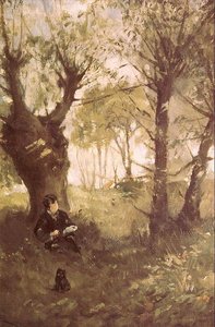 Old Path At Auvers — Berthe Morisot