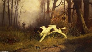 Dog With Hunter — Edmund Henry Osthaus
